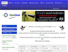 Tablet Screenshot of gundeal.co.uk
